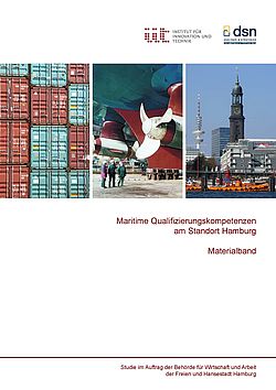 Titelblatt Studie: Maritime Qualifizierungskompetenzen am Standort Hamburg