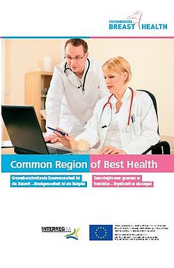 Übersichtsblatt der Common Region of Breast Health